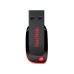 SANDISK FLASH MEMORY CRUZER BLADE 16GB USB 2.0 BLACK AND RED