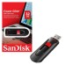  SANDISK FLASH MEMORY CRUZER GLIDE 32GB USB 3.0 BLACK AND RED